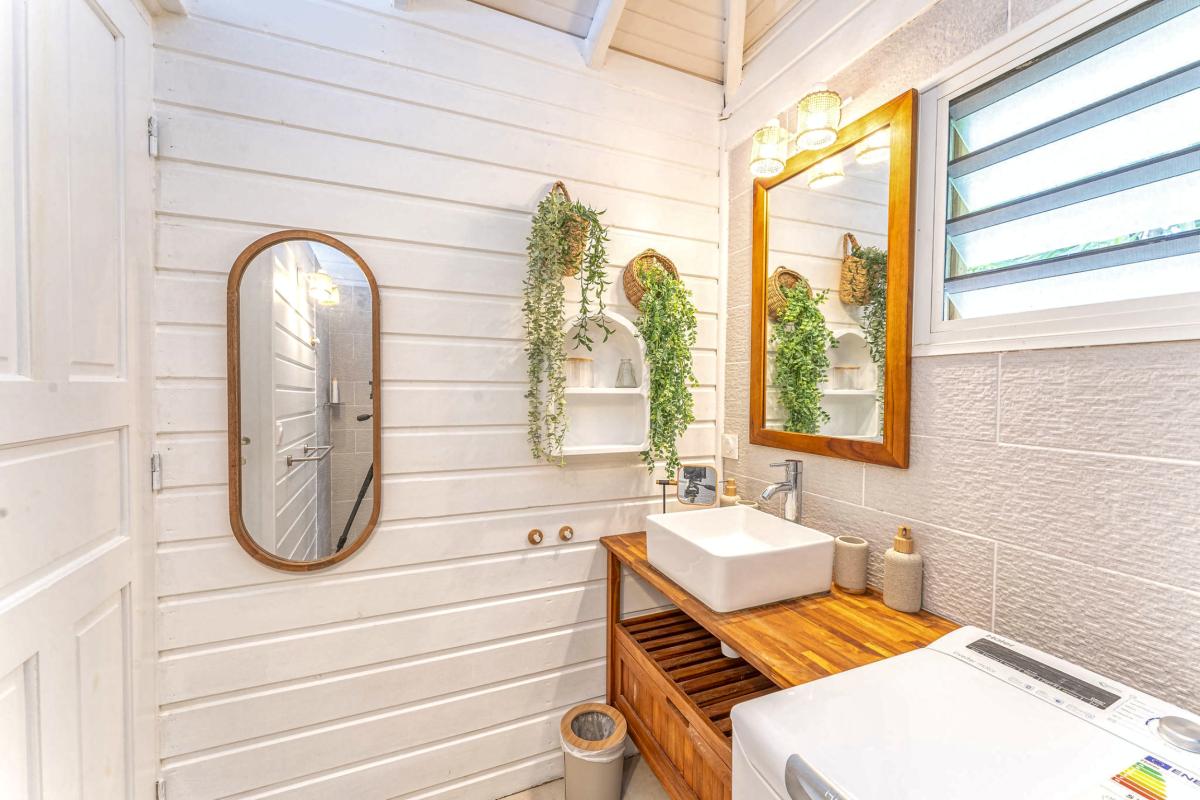 10.Location villa piscine Marie Galante_Salle de douche